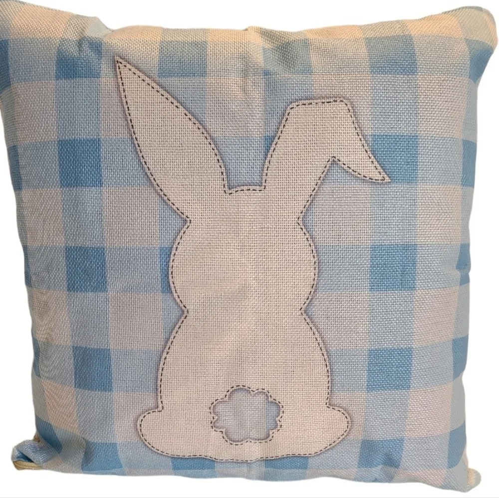 Easter Bunny Accent Pillowcase decor